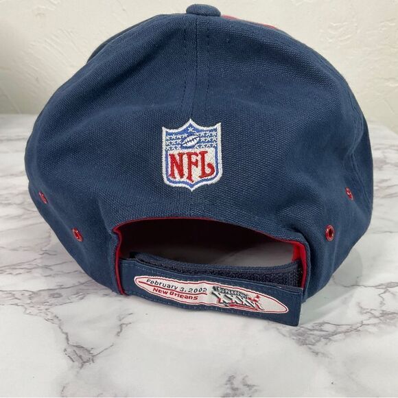 Reebok Vintage Super Bowl XXXVI 36 Hook and Loop Strap Hat Cap - Picture 4 of 5